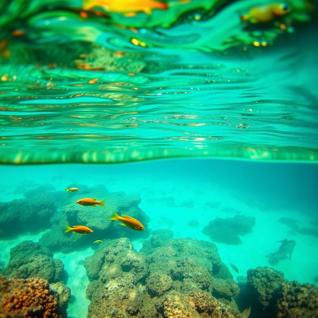 Snorkelling the reef in Diani
